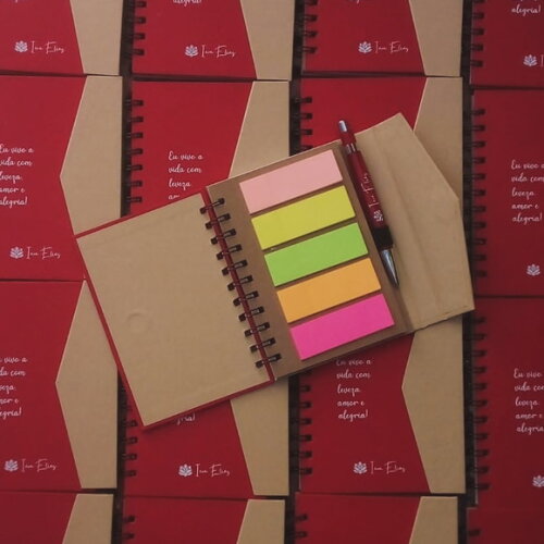 Caderno com Caneta Personalizado