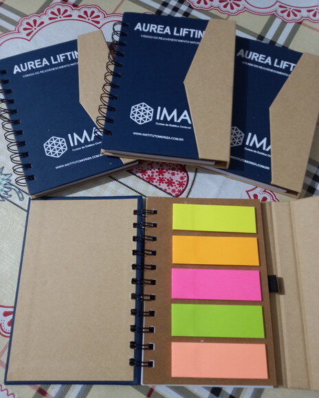 Caderno com Caneta Personalizado