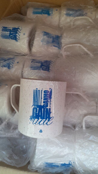 Caneca Fibra de Arroz 400ml Personalizada