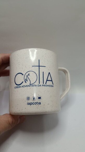 Caneca Fibra de Arroz 400ml Personalizada