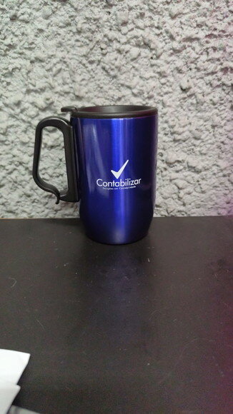 Caneca Inox Parede Dupla 350 ml