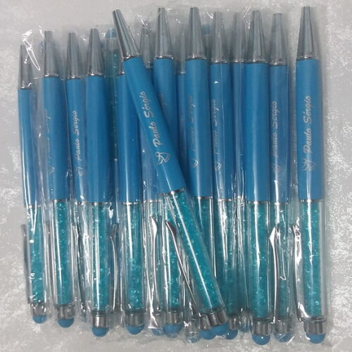 Canetas Com Cristais Personalizada