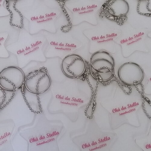 Chaveiro Estrela Personalizado