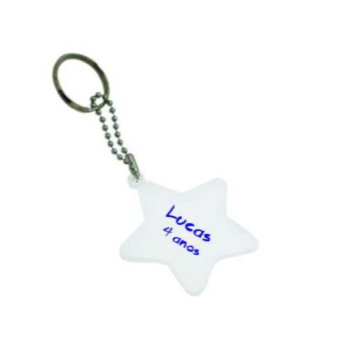 Chaveiro Estrela Personalizado