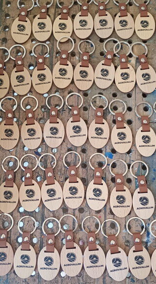 Chaveiro Madeira Personalizado