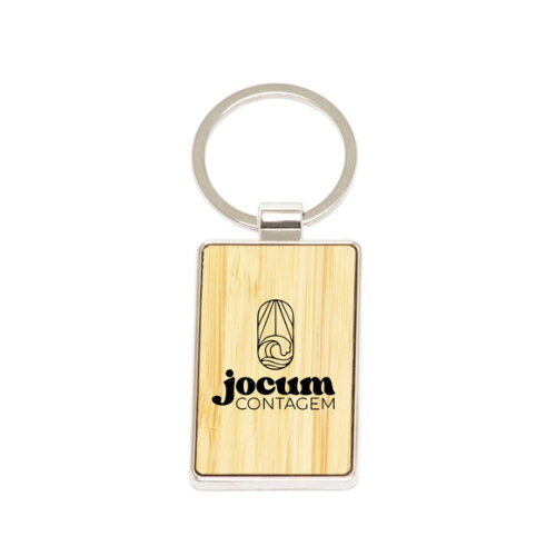 Chaveiro Metal Bambu Personalizado