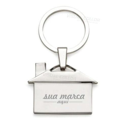 Chaveiro Metal Casa Personalizado