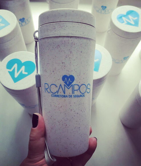 Copo Bambu Personalizado