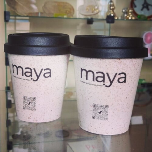 Copo Fibra de Arroz 350ml Personalizado
