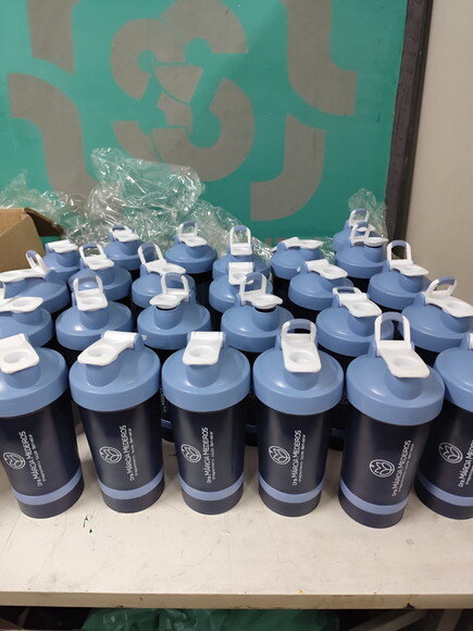 Coqueteleira Plástica 500ml Personalizada
