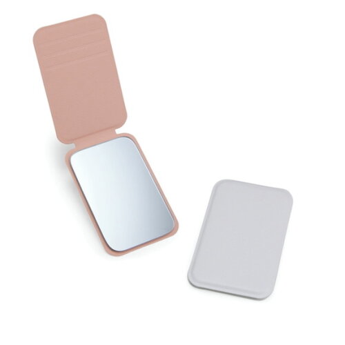 Espelho Couro Sintético Retangular de Bolso Personalizado