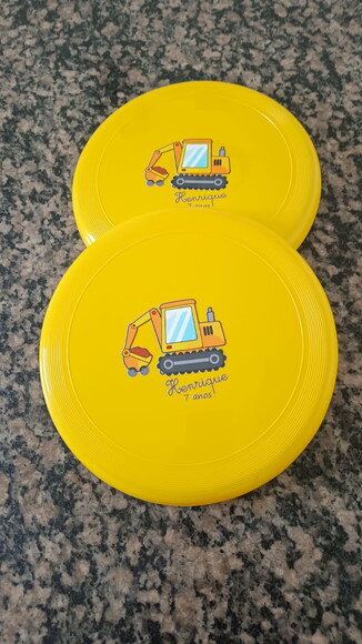 Frisbee Gravacao Colorida