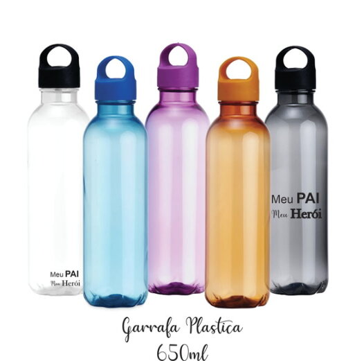 Garrafa Plástica 650ml Personalizada