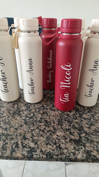 Garrafa Termica Personalizada Nome Individual