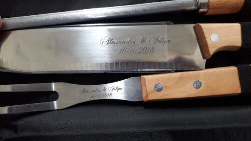 Kit Churrasco com 2 Peças Personalizado