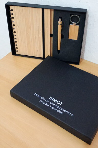 Kit Executivo Ecológico 3 Peças Personalizado