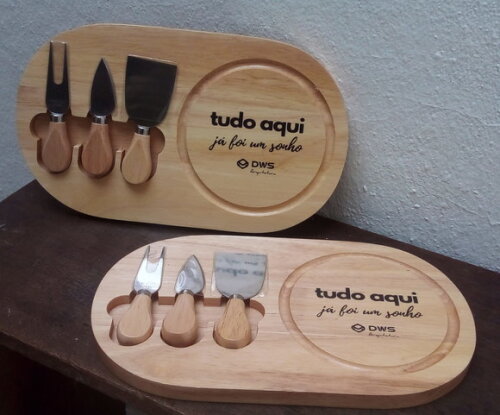 Kit Queijo 3 Peças Personalizada