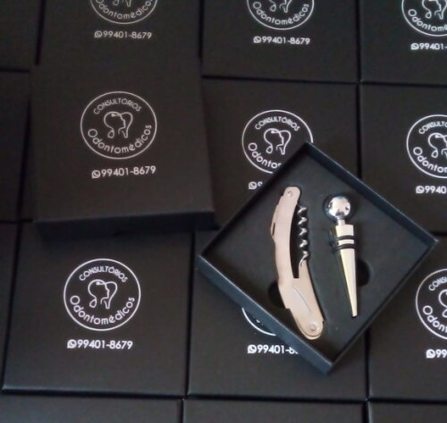 Kit Vinho Personalizado a Laser