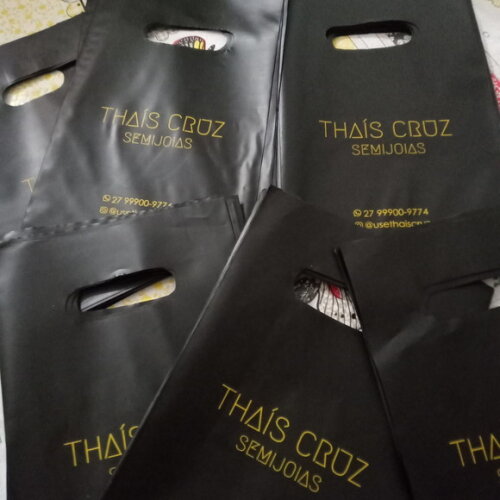 Sacola Plastica Bijout Personalizada