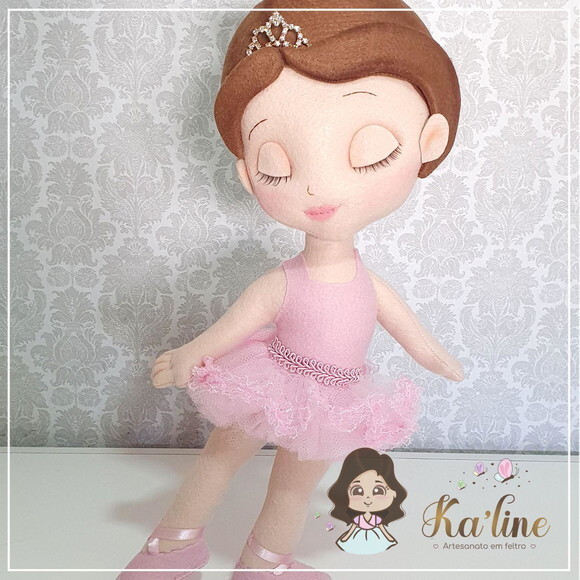 Bailarina - Bonecas em Feltro