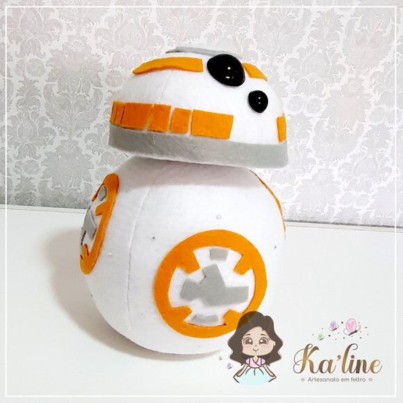Bb-8 - Star Wars - Bonecos em Feltro