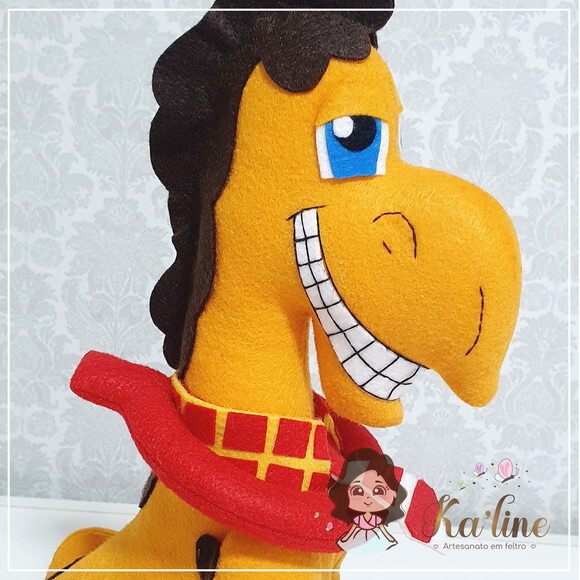 Cavalo Alípio - Cocoricó - Bonecos em Feltro
