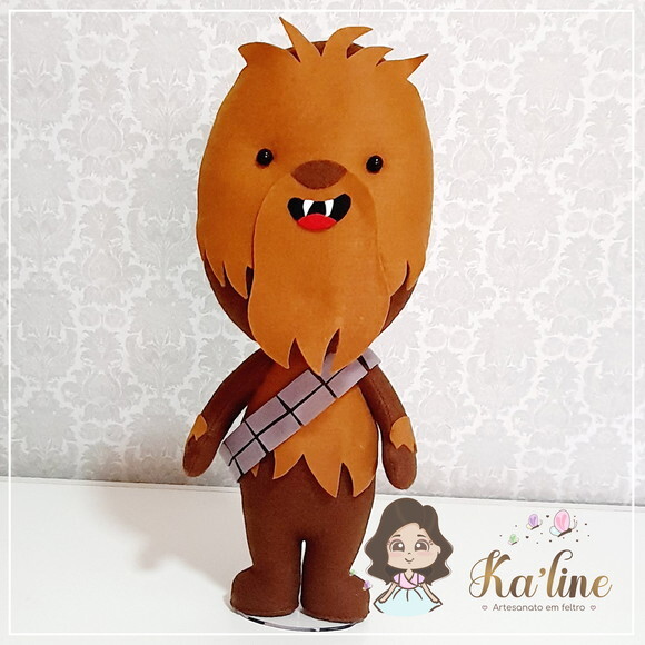Chewbacca Baby - Star Wars - Bonecos em Feltro - 1ª Peça
