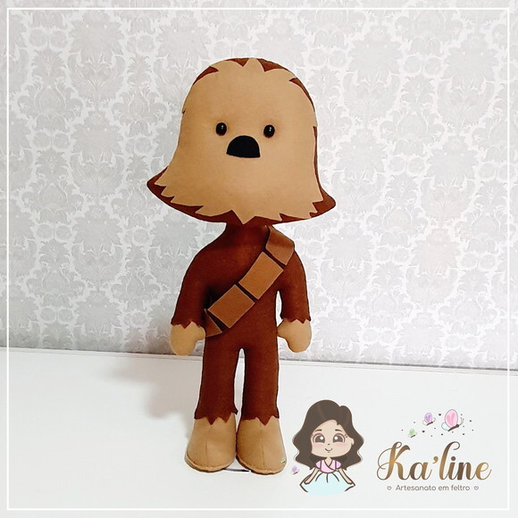 Chewbacca - Star Wars - Bonecos em Feltro