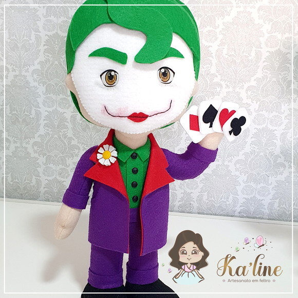Coringa - Bonecos em Feltro