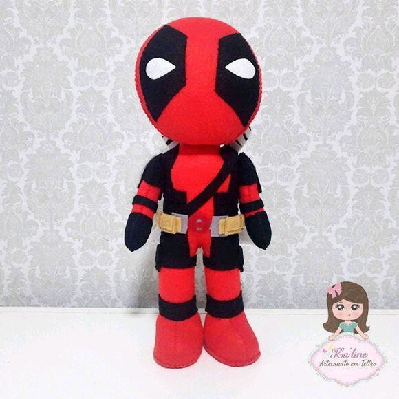Deapool - Boneco em Feltro - 1ª PEÇA