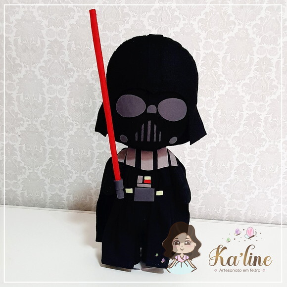 Darth Vader - Star Wars - Bonecos em Feltro - 1ª Peça