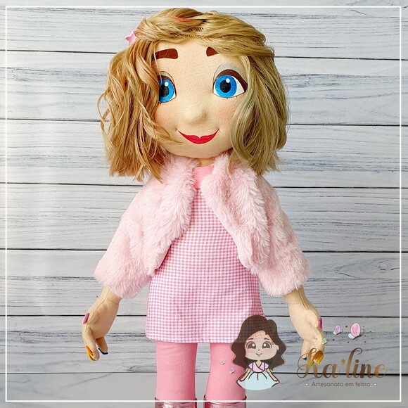 Enid em Tecido - 1 Boneca