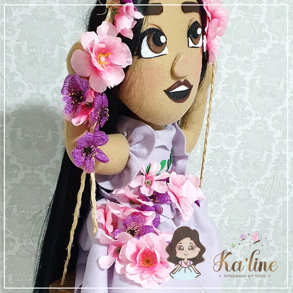 Isabela - Encanto Luxo - Bonecos em Feltro