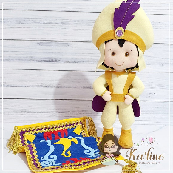 Kit Aladdin - Bonecos em Feltro.