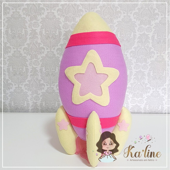 Kit Astronauta Menina - Bonecos em Feltro