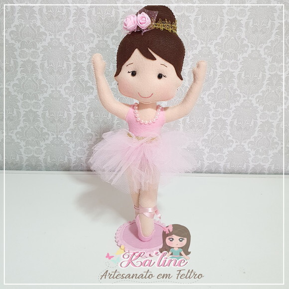 Kit Bailarinas - Bonecas em feltro