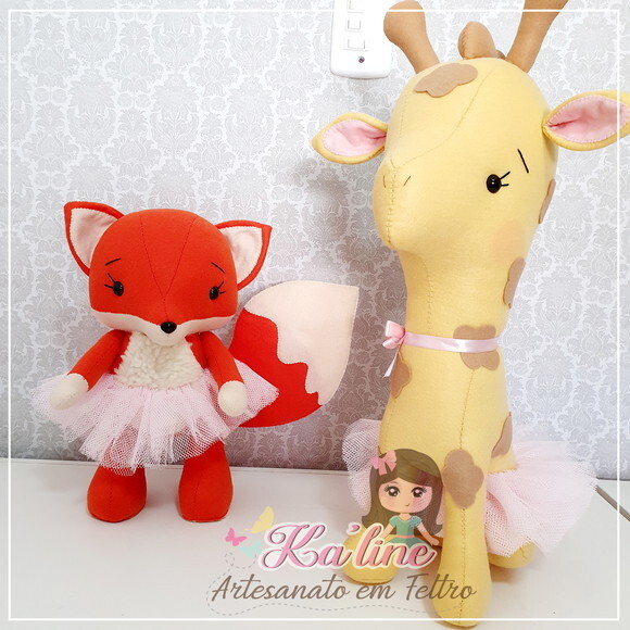 Kit Bichinhos da Floresta - Bonecos em Feltro