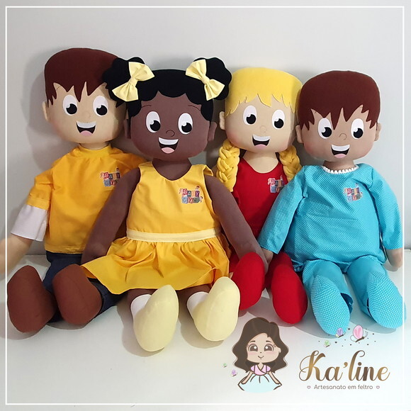Kit Bonecos Baby Gym