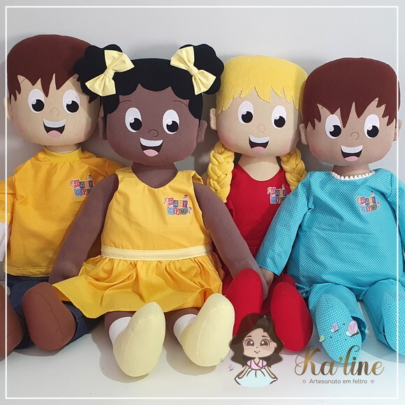 Kit Bonecos Baby Gym
