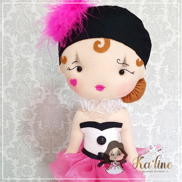 Kit Bonecos de Carnaval - Bonecos em feltro