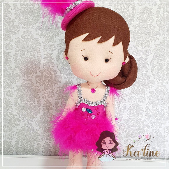 Kit Bonecos de Carnaval - Bonecos em feltro