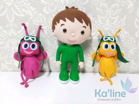 Kit Charlie and the Alphabet - Bonecos em Feltro