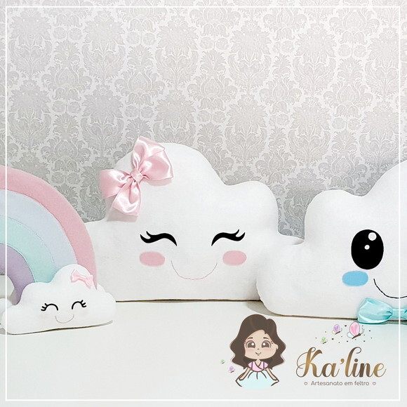 Kit Chuva de amor - Bonecos em Feltro