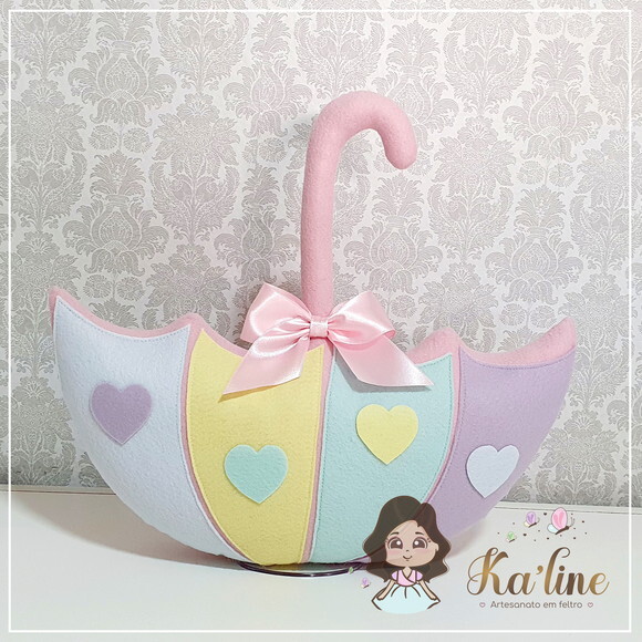 Kit Chuva de amor - Bonecos em Feltro