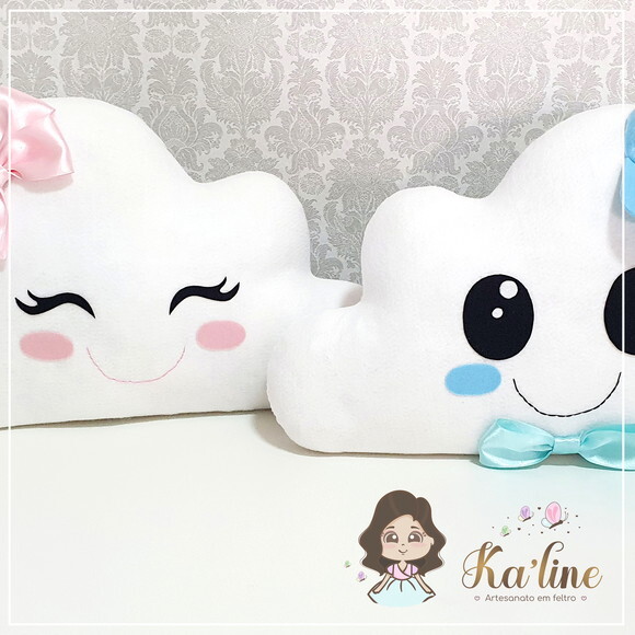 Kit Chuva de amor - Bonecos em Feltro