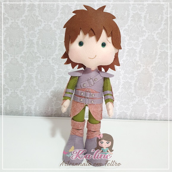 Kit Como Treinar seu Dragão - Bonecos em Feltro