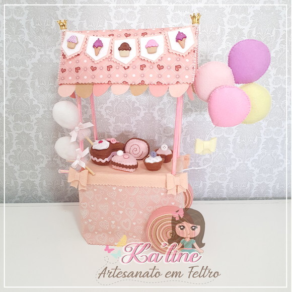 Kit Confeitaria - Bonecos em Feltro
