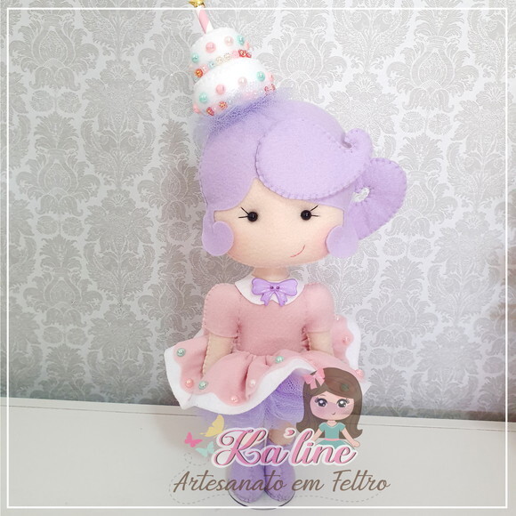 Kit Confeitaria - Bonecos em Feltro