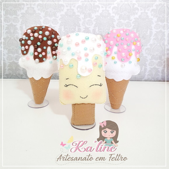 Kit Confeitaria - Bonecos em Feltro