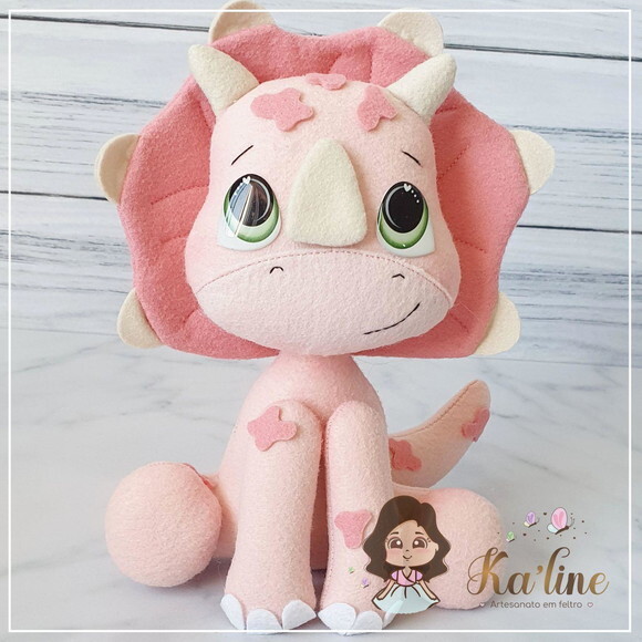 Kit Dinossauros Baby - Bonecos em Feltro